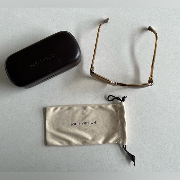 Louis Vuitton Gina sunglasses in light glitter honey (Z0052W) pristine condition - Picture 3 of 14